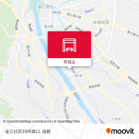 金江社区25环路口地图