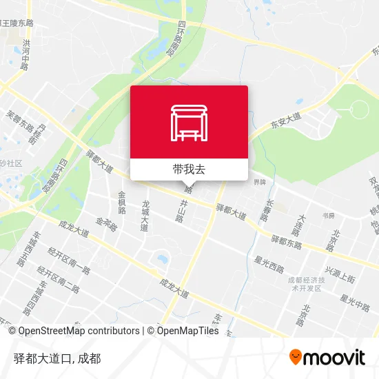 驿都大道口地图