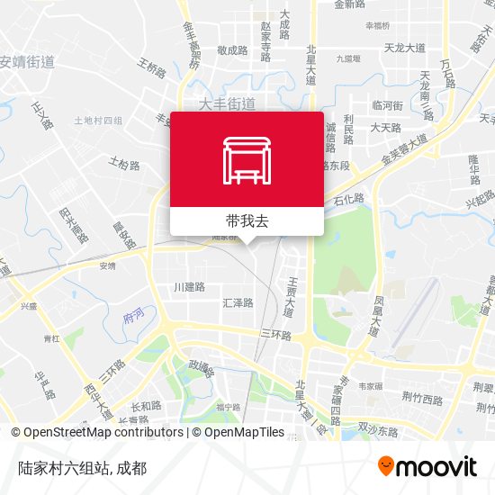 陆家村六组站地图