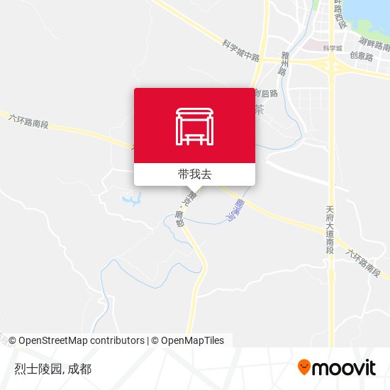 烈士陵园地图