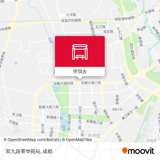 双九路菁华苑站地图