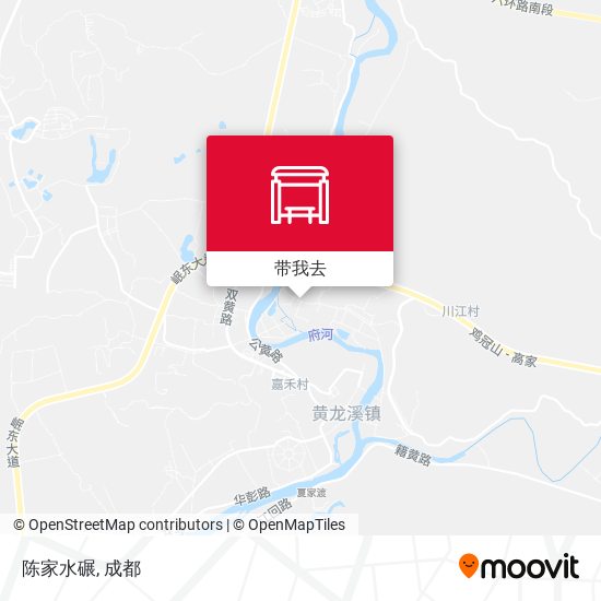 陈家水碾地图