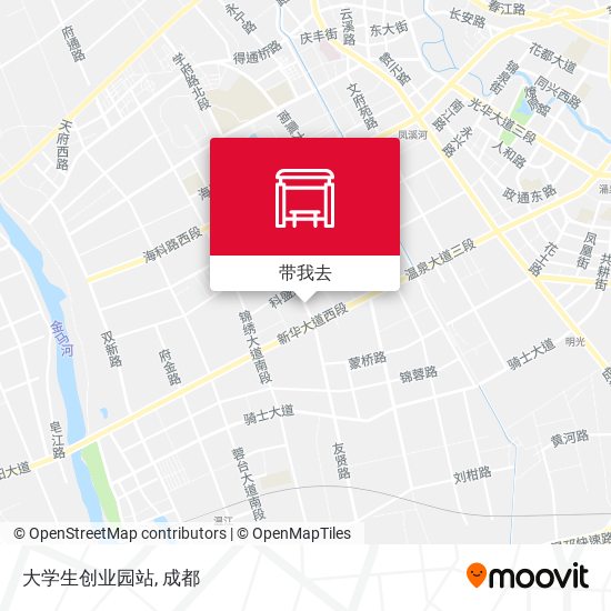 大学生创业园站地图