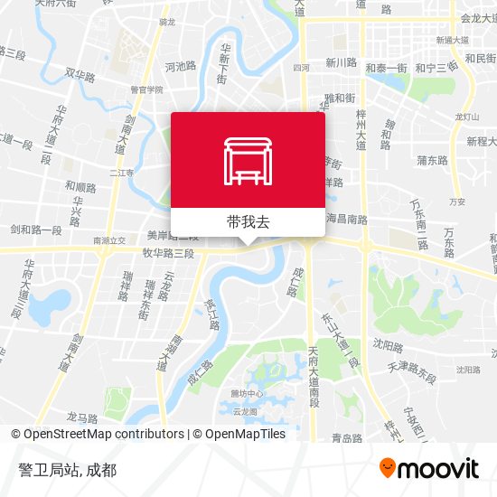 警卫局站地图