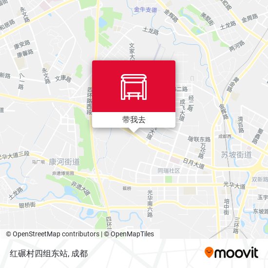 红碾村四组东站地图