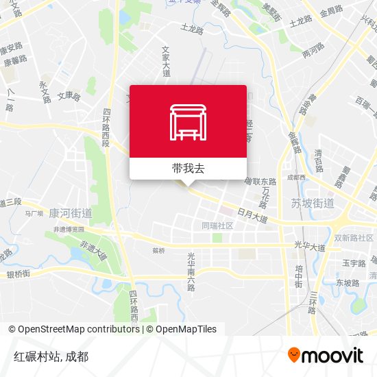 红碾村站地图