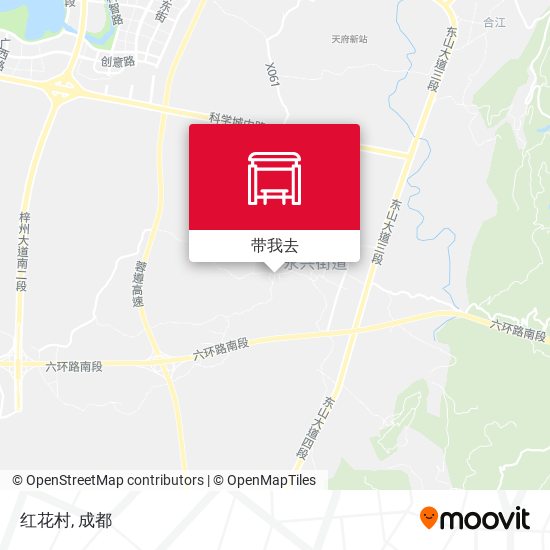 红花村地图