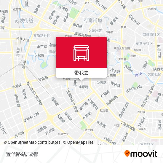 置信路站地图