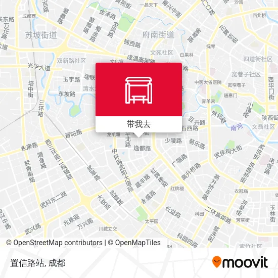 置信路站地图