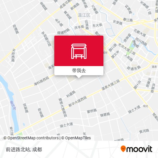 前进路北站地图