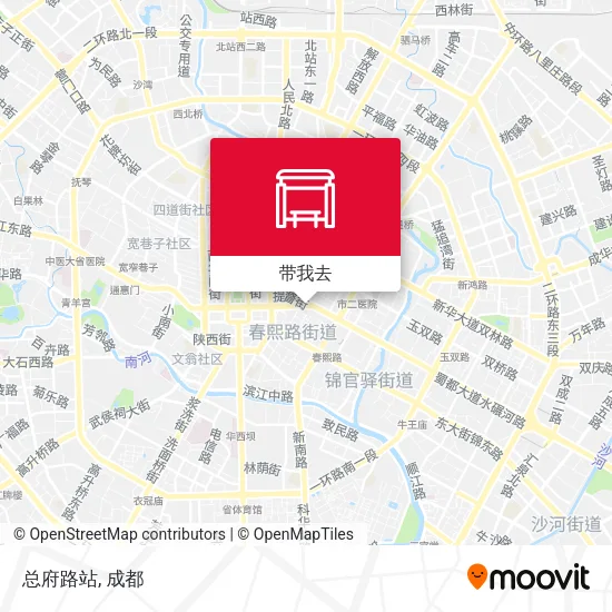 总府路站地图