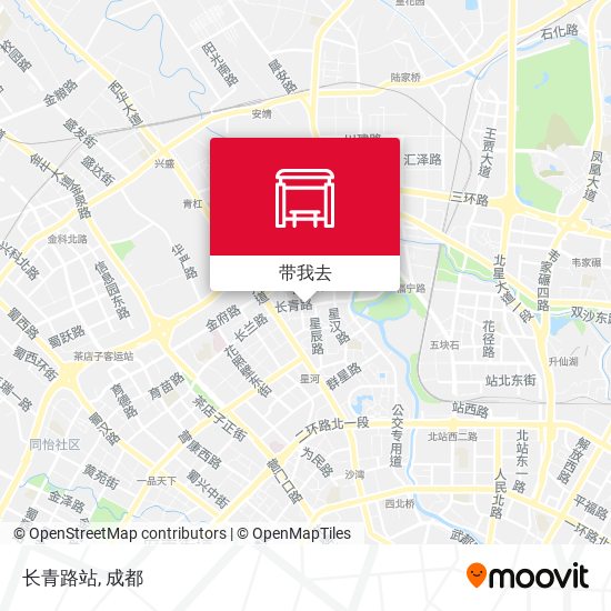 长青路站地图