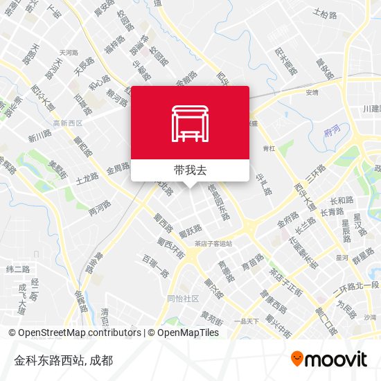 金科东路西站地图