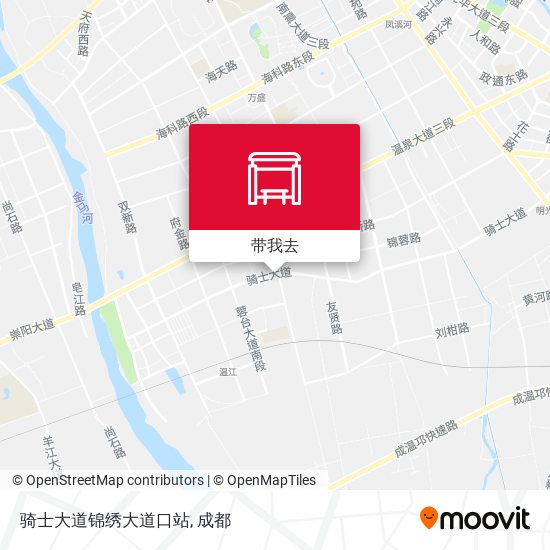 骑士大道锦绣大道口站地图