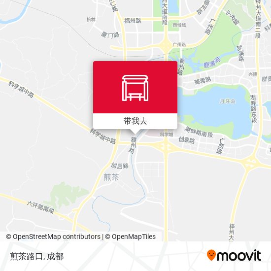 煎茶路口地图