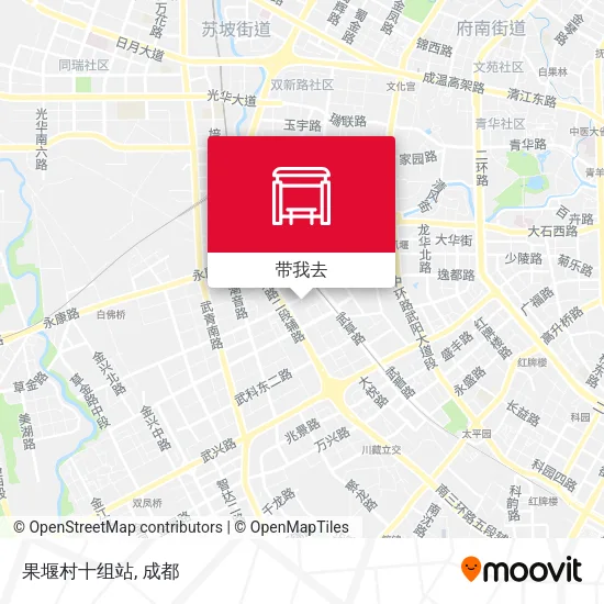 果堰村十组站地图