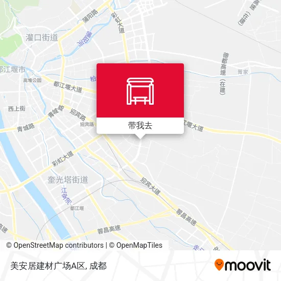 美安居建材广场A区地图