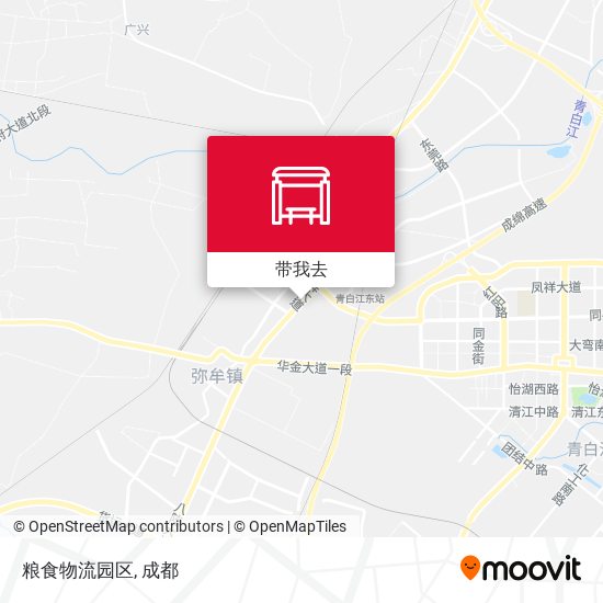 粮食物流园区地图