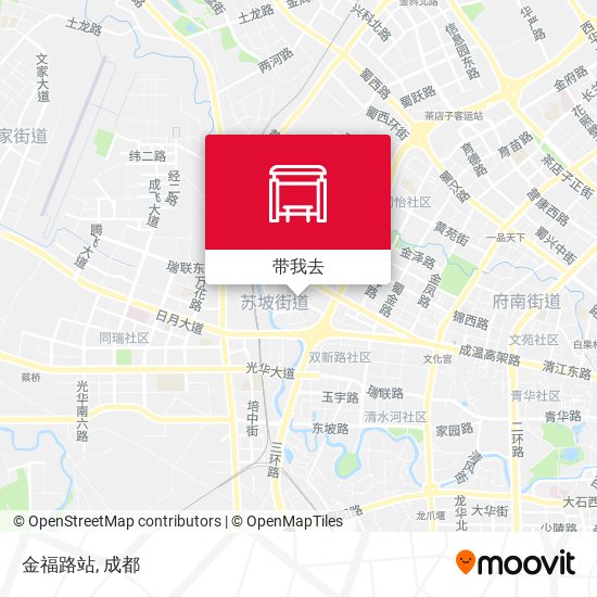 金福路站地图