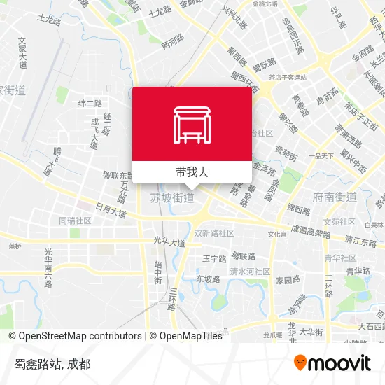 蜀鑫路站地图