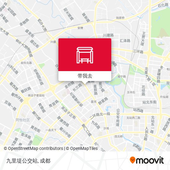 九里堤公交站地图