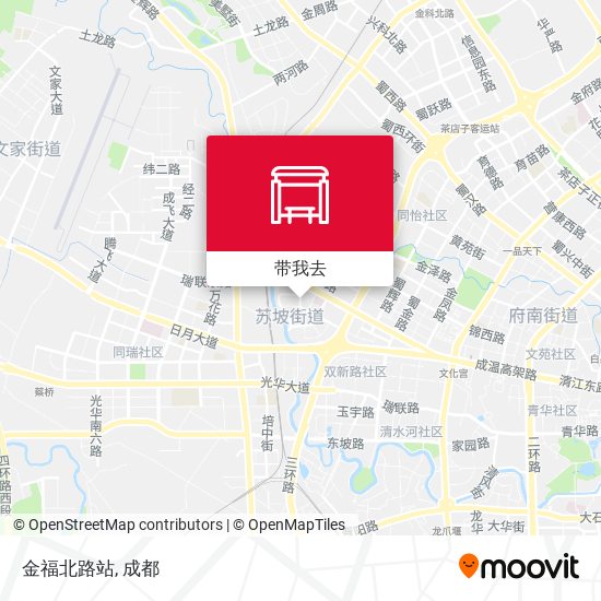 金福北路站地图