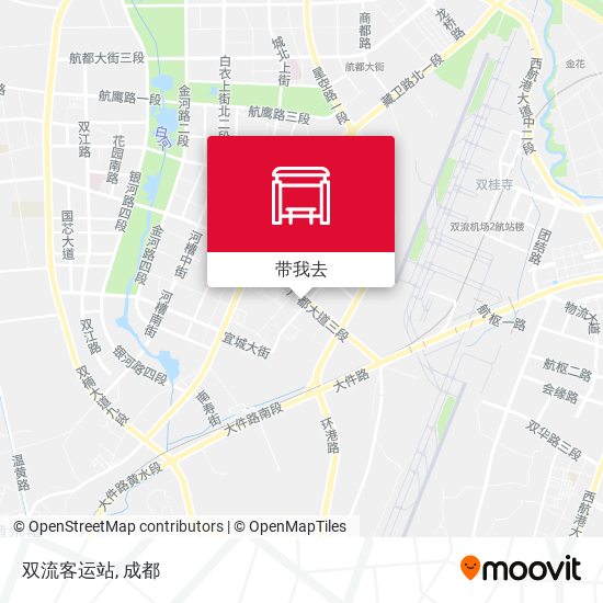双流客运站地图