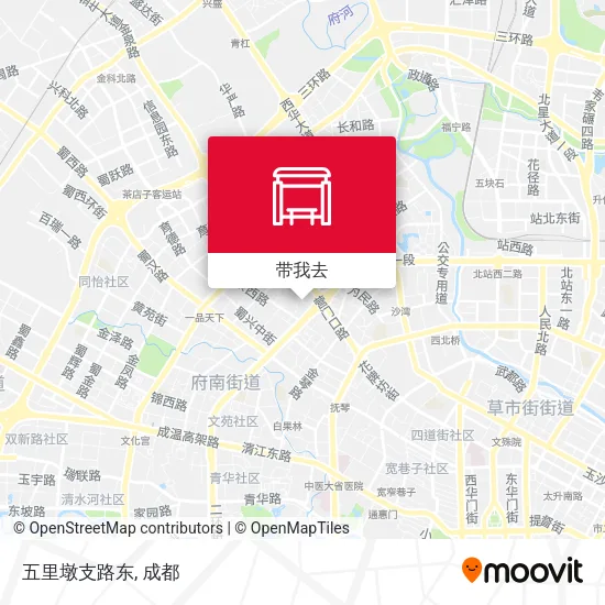 五里墩支路东地图