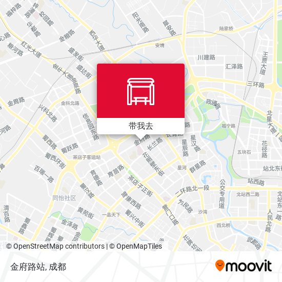 金府路站地图