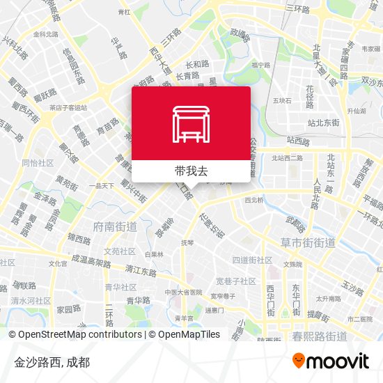 金沙路西地图