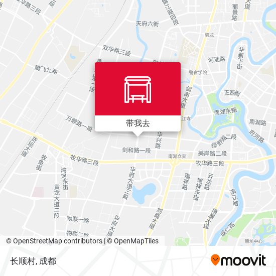 长顺村地图