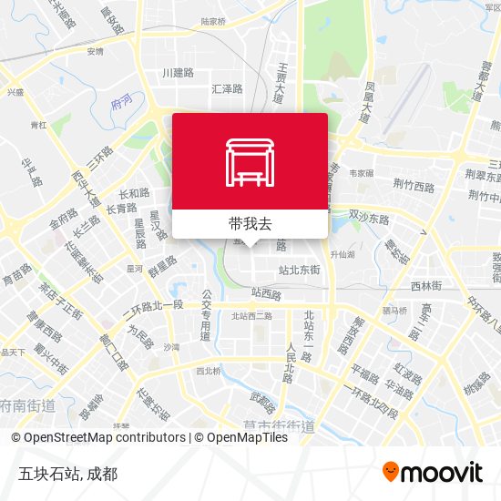 五块石站地图