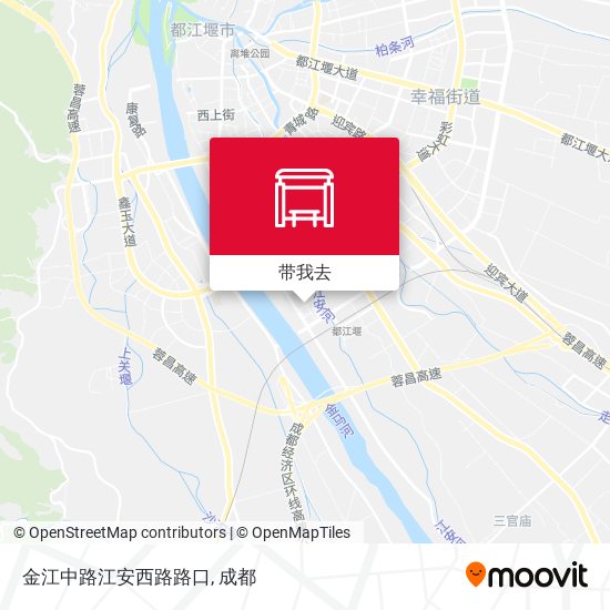 金江中路江安西路路口地图