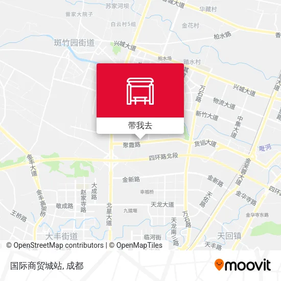 国际商贸城站地图