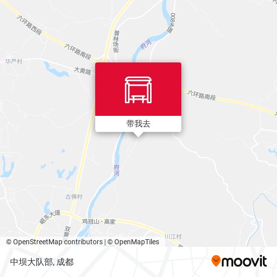 中坝大队部地图