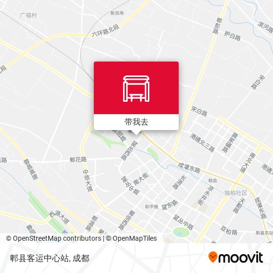 郫县客运中心站地图