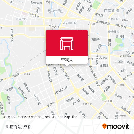 果堰街站地图