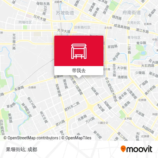 果堰街站地图