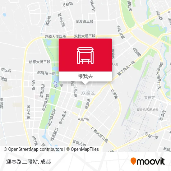 迎春路二段站地图