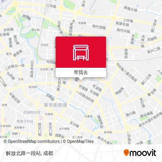 解放北路一段站地图