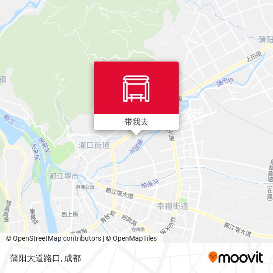 蒲阳大道路口地图