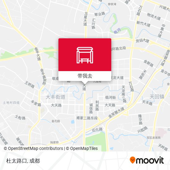 杜太路口地图