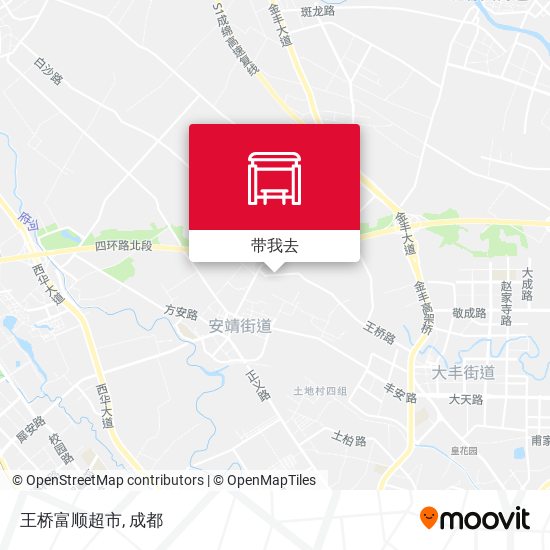 王桥富顺超市地图