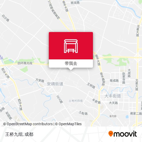 王桥九组地图