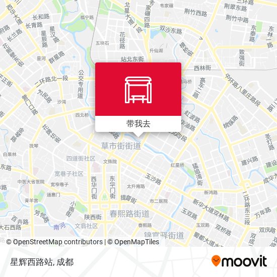 星辉西路站地图