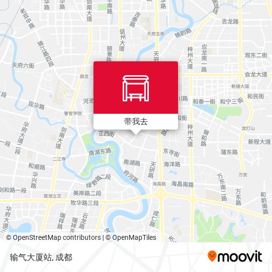 输气大厦站地图