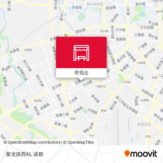 聚龙路西站地图