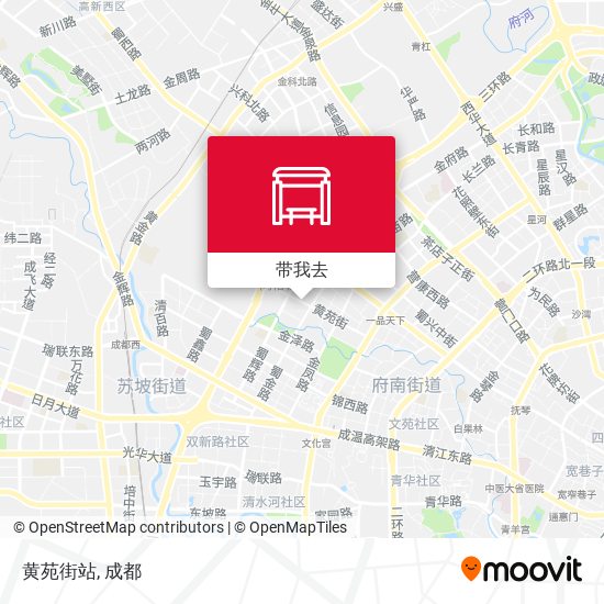 黄苑街站地图