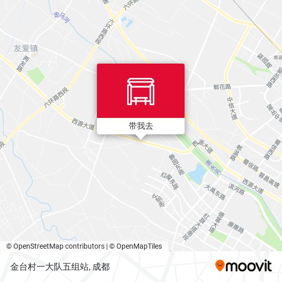 金台村一大队五组站地图