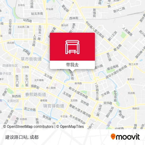 建设路口站地图